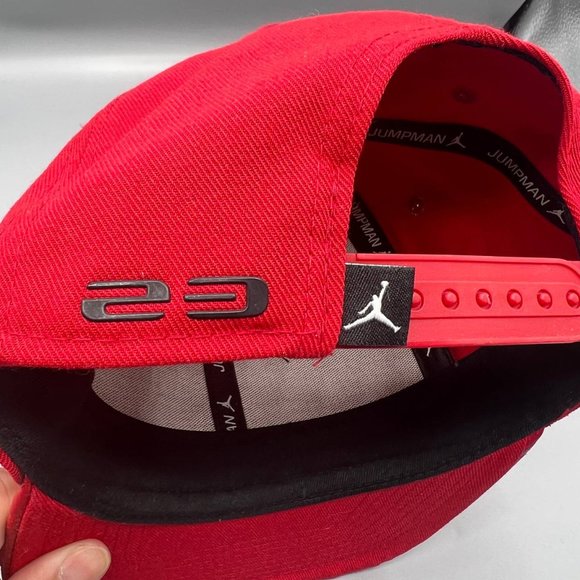 Air Jordan 23 Hat Men Red Jumpman Snap Back Cap - Picture 5 of 8